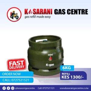 K-Gas 6kgs Gas Cylinder Refill