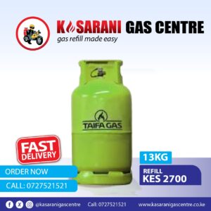 Taifa Gas 13kgs Gas Refill